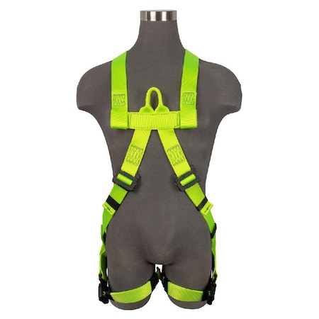 Safewaze Arc Flash Full Body Harness: DE 1D, Soft Sternal Loop, DE MB Torso, DE QC Legs SW77125-UTQC